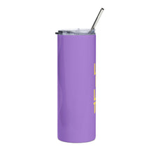 Load image into Gallery viewer, I Love My Lash Tech Stainless Steel Tumbler, 20oz (PURPLE)