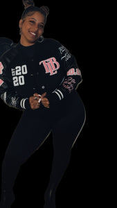 TLB Letterman Jacket (Black Sleeve)